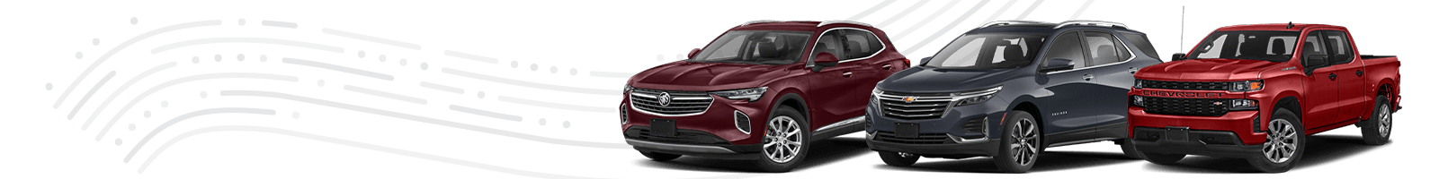 Truck, SUV and Envision together