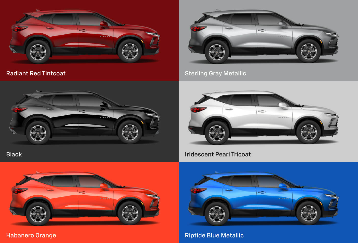 2025 Chevy Blazer Exterior Colors