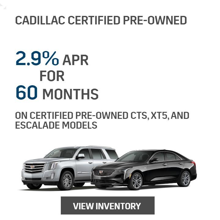 Cappellino Cadillac Offers 2.9% For 60 Months in Williamsville, NY