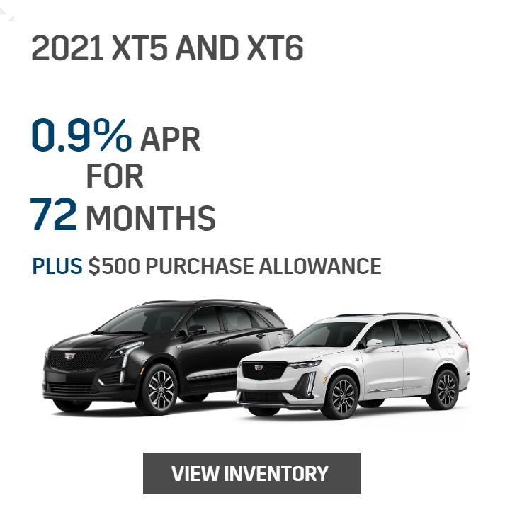 Cappellino Cadillac 0.9% For 72 Months on 2021 XT5 AND XT6 in Williamsville, NY
