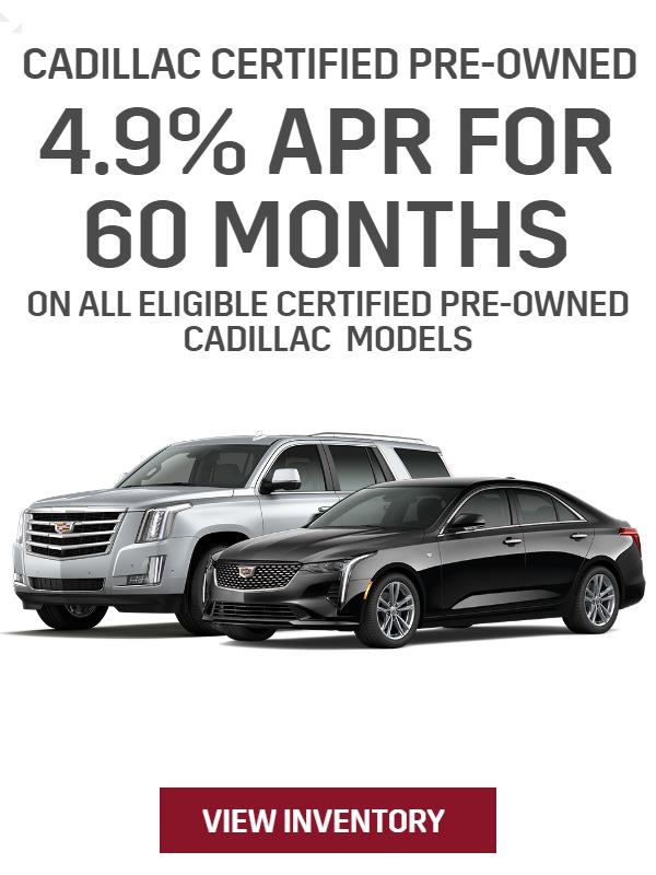 Cappellino Cadillac Offers 4.9% For 60 Months in Williamsville, NY