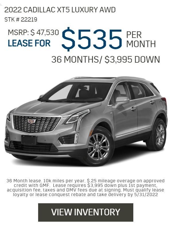 2022 Cadillac XT5 Luxury AWD