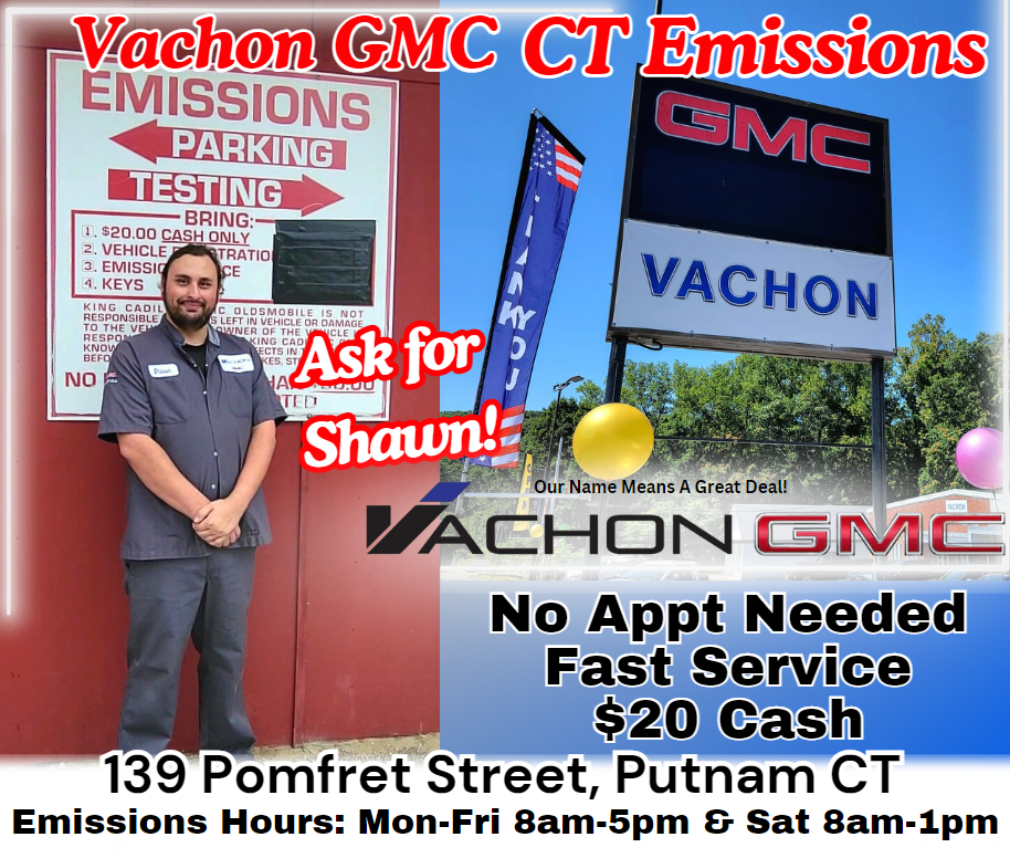 Vachon GMC is a PUTNAM GMC dealer and a new car and used car 
