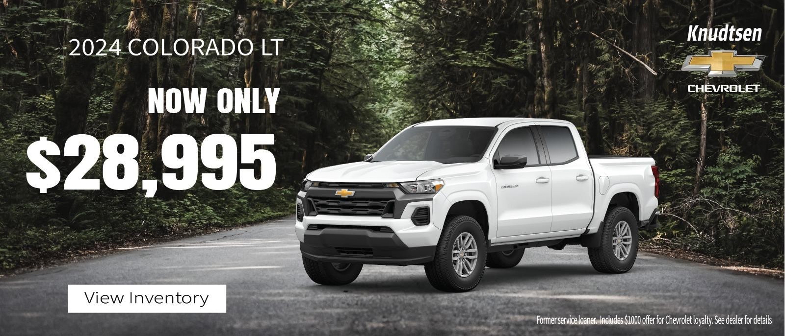 2024 Colorado LT Now only at $28,995!