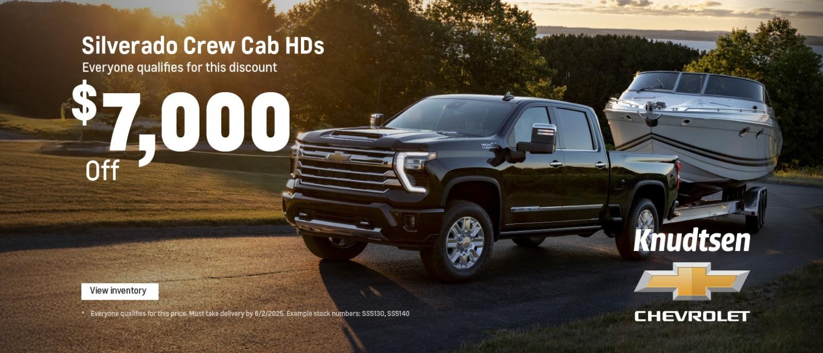 Silverado crew Cab HDs 7k off