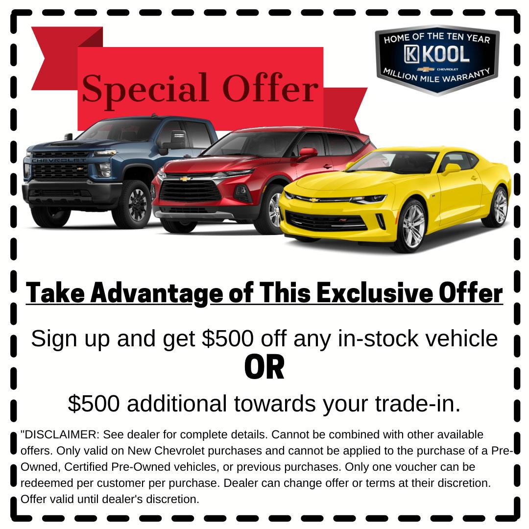 New Vehicles for Sale in GRAND RAPIDS at Kool Chevrolet