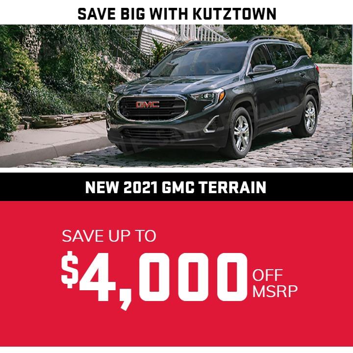 -NEW 2021 TERRAIN
save up to $4000