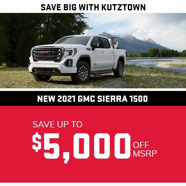 NEW 2021 GMC SIERRA
save up to $5,000