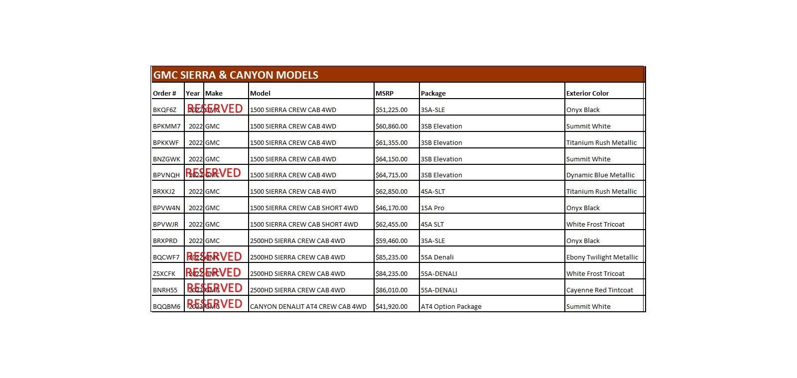 GMC Truck 6/2