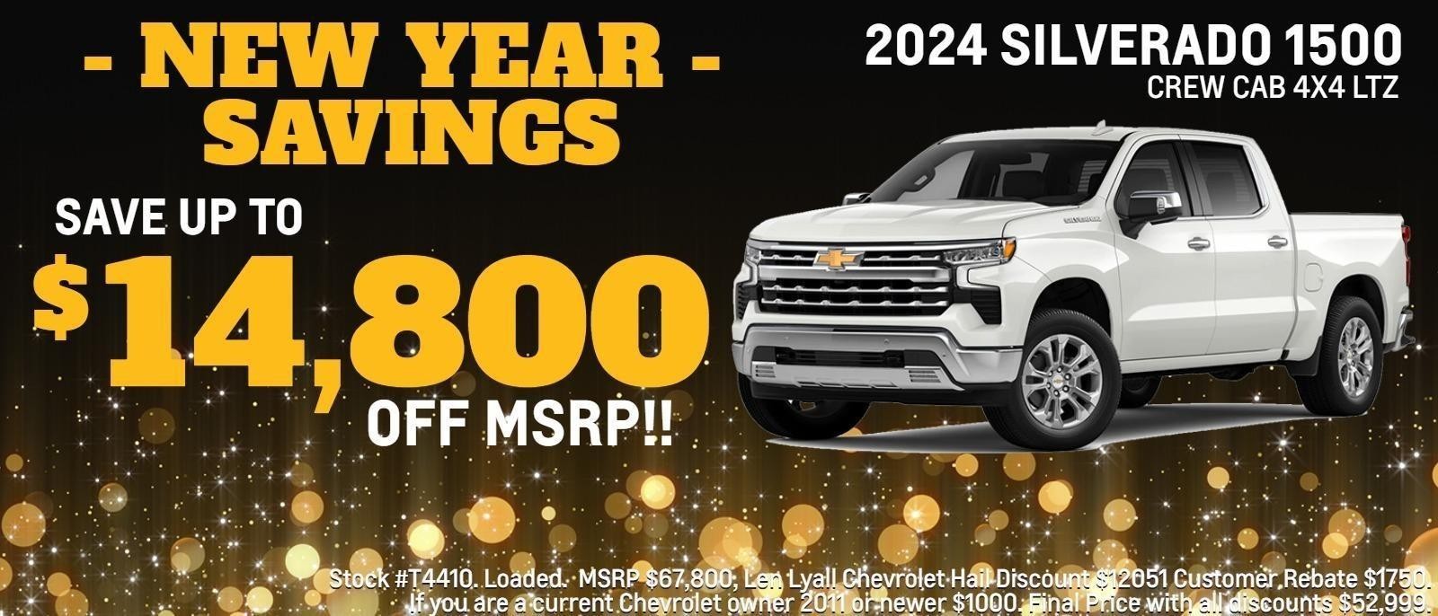 2024 SILVERADO 1500 LTZ OFFER FROM LEN LYALL CHEVROLET IN AURORA, CO