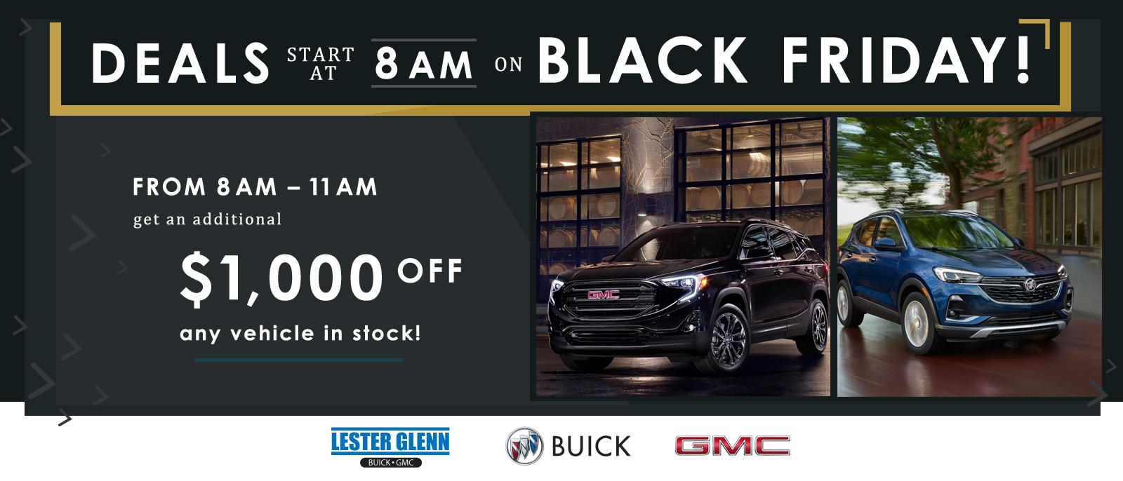 Lester Glenn Buick GMC is a TOMS RIVER Buick, GMC dealer and a new car