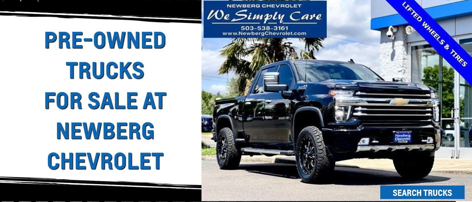 Newberg Chevrolet New Chevy & Used Car Dealer near Portland OR