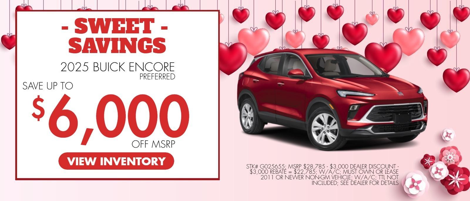 NEW 2025 BUICK ENCORE GX PREFERRED - UP TO $6,000 OFF MSRP