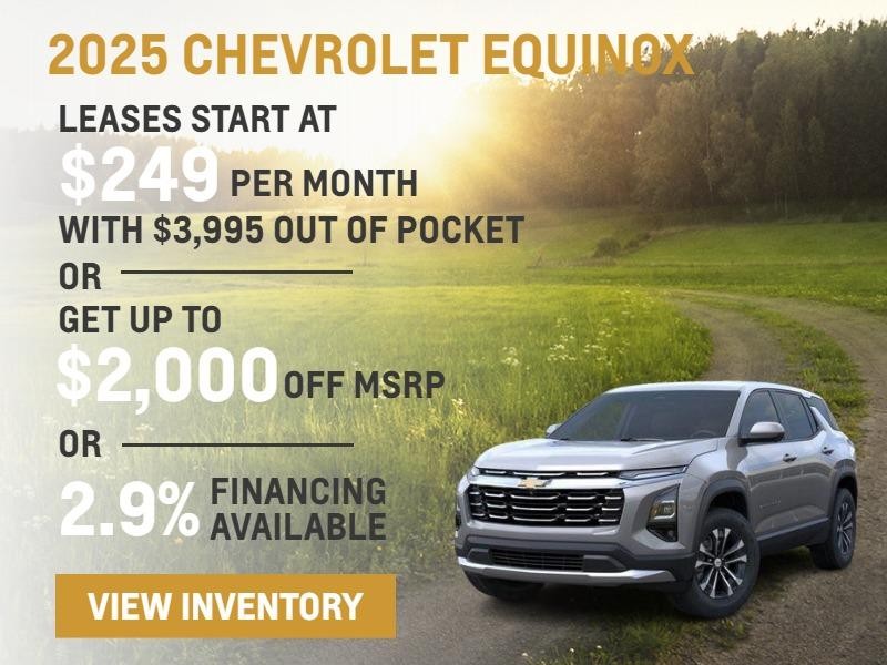 Leasses Start at $249 per month with $3995 out of pocket
Get up to $2000 off
2.9% Financing Available