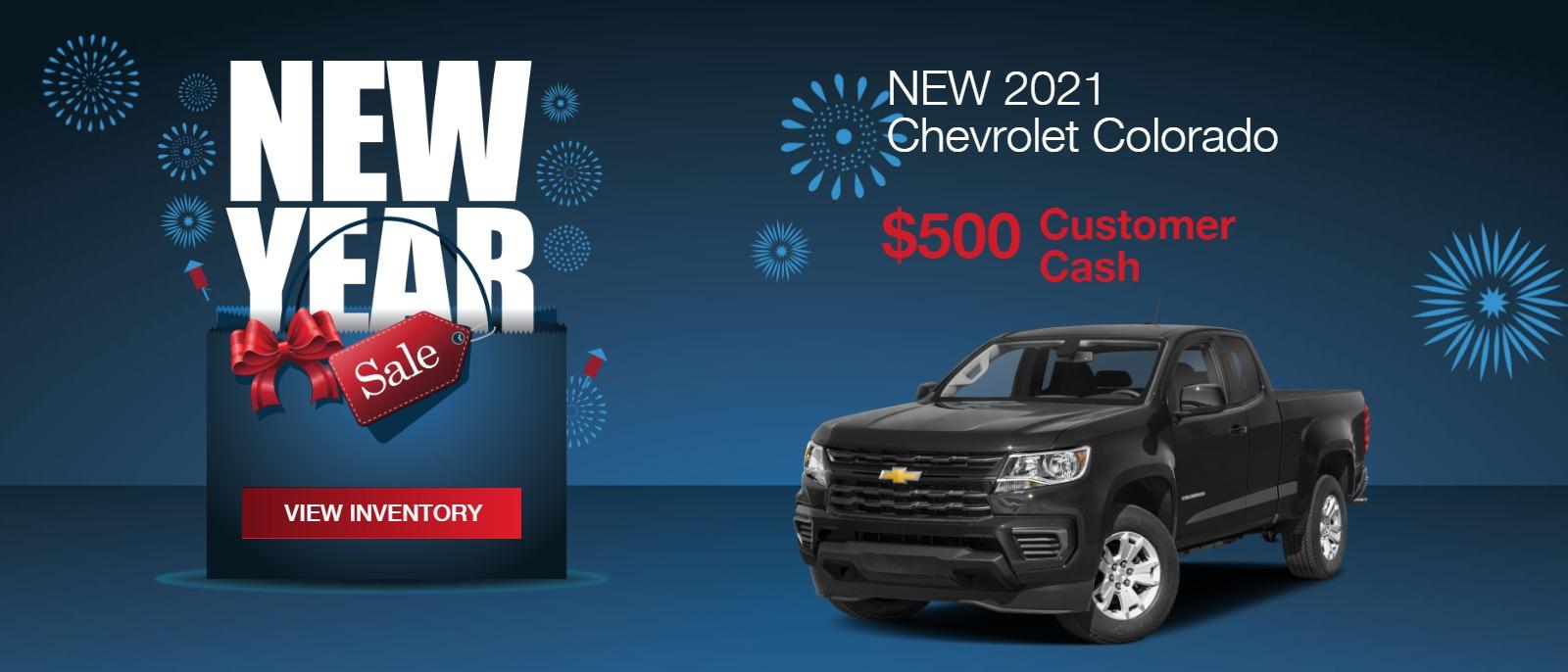 2021 CHEVROLET Colorado
$500 Customer Cash