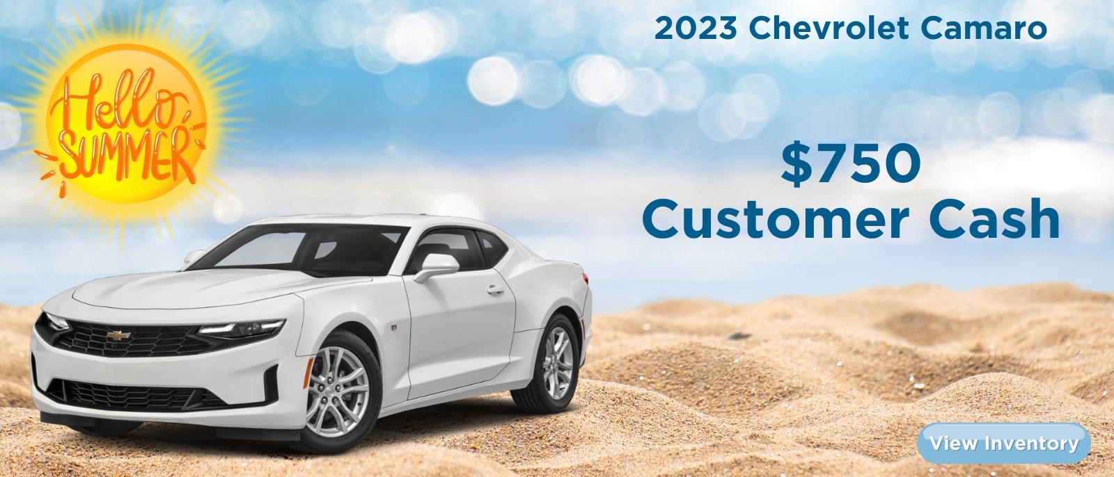 2023 CHEVROLET Camaro Coupe
$750 Customer Cash