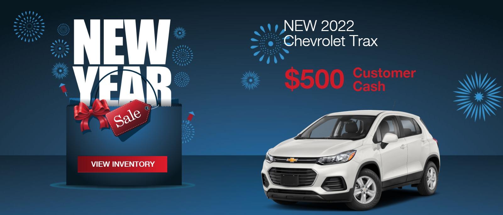 2022 CHEVROLET Trax
$500 Customer Cash