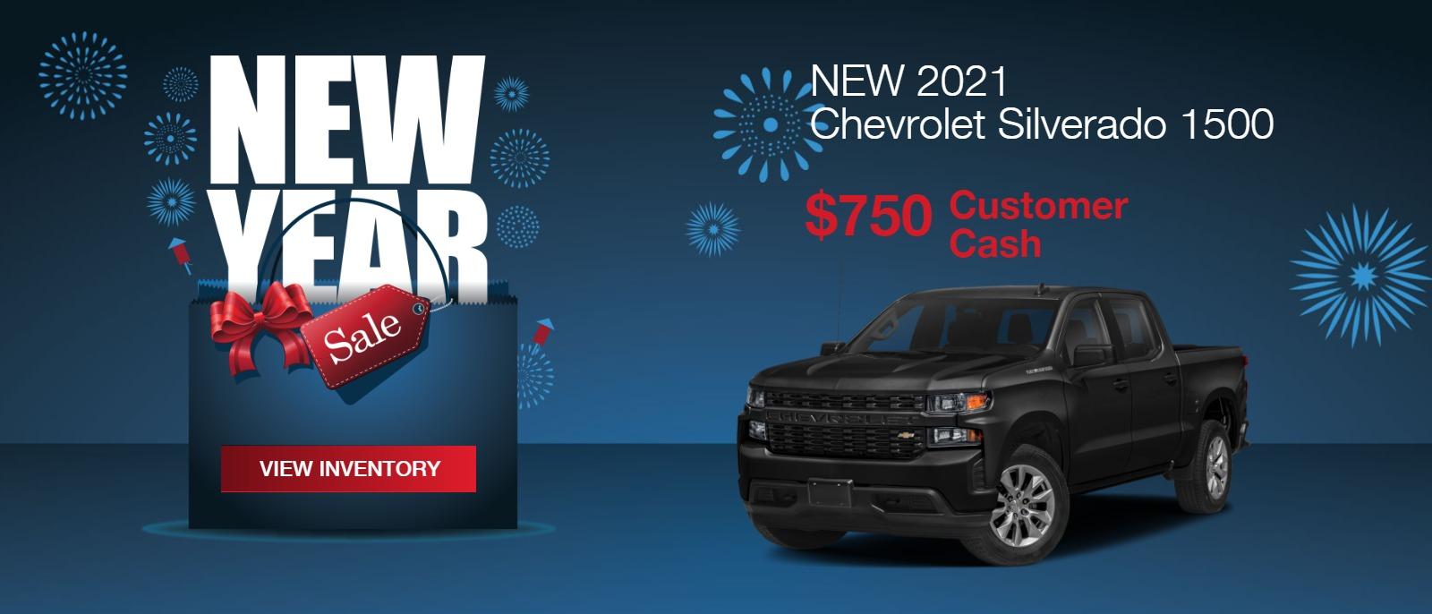 2021 CHEVROLET Silverado 1500 Crew
$750 Customer Cash