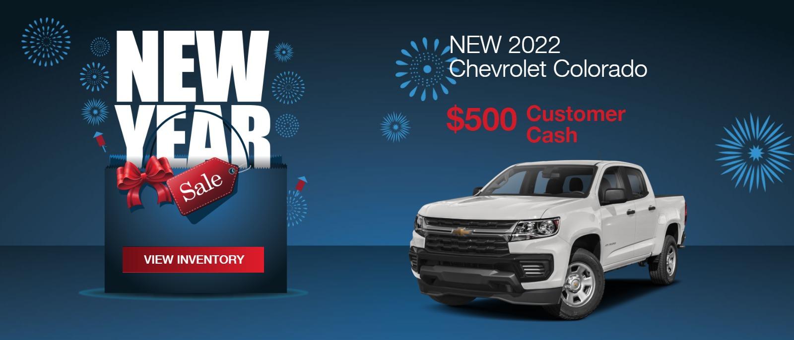 2022 CHEVROLET Colorado
$500 Customer Cash