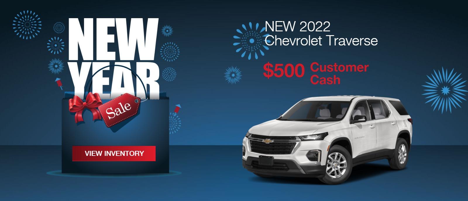 2022 CHEVROLET Traverse
$500 Customer Cash