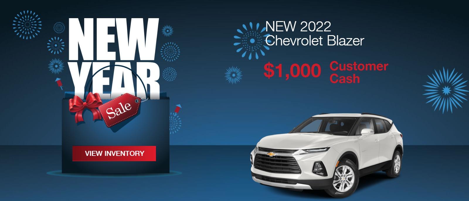 2022 CHEVROLET Blazer
$1,000 Customer Cash