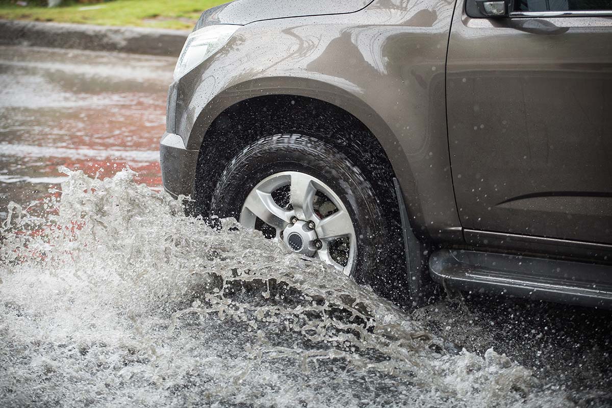 Driving in Heavy Rain