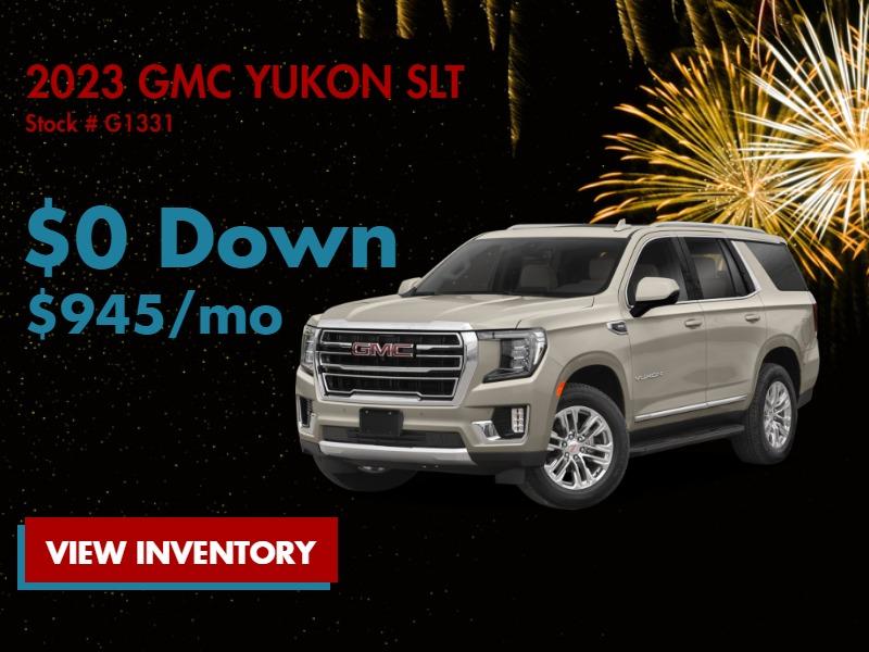 2023 GMC Yukon SLT
Stock # G1331
39mo
10k mi/yr
$945