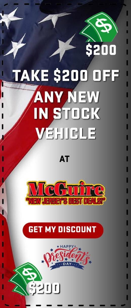 $200 Off Any New In Stock Vehicles