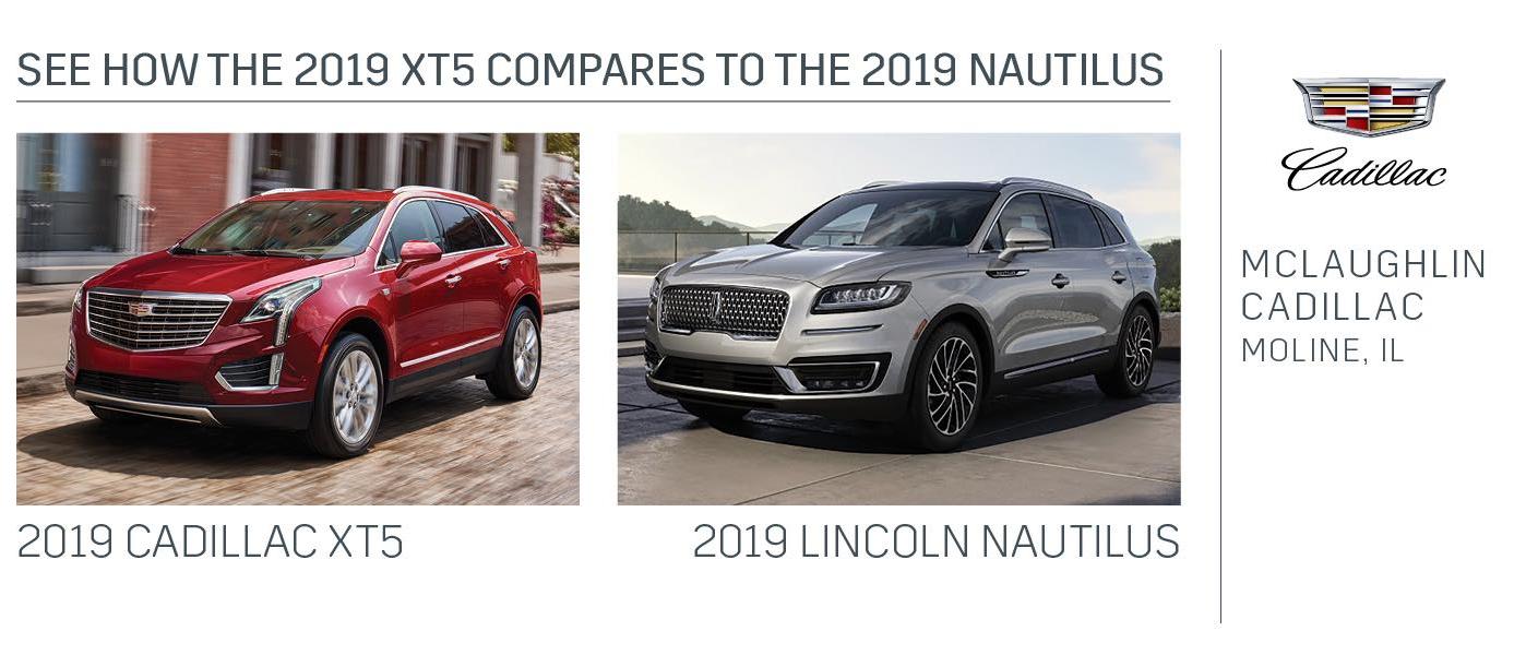 2021 Cadillac XT5 vs. 2021 Lincoln Nautilus