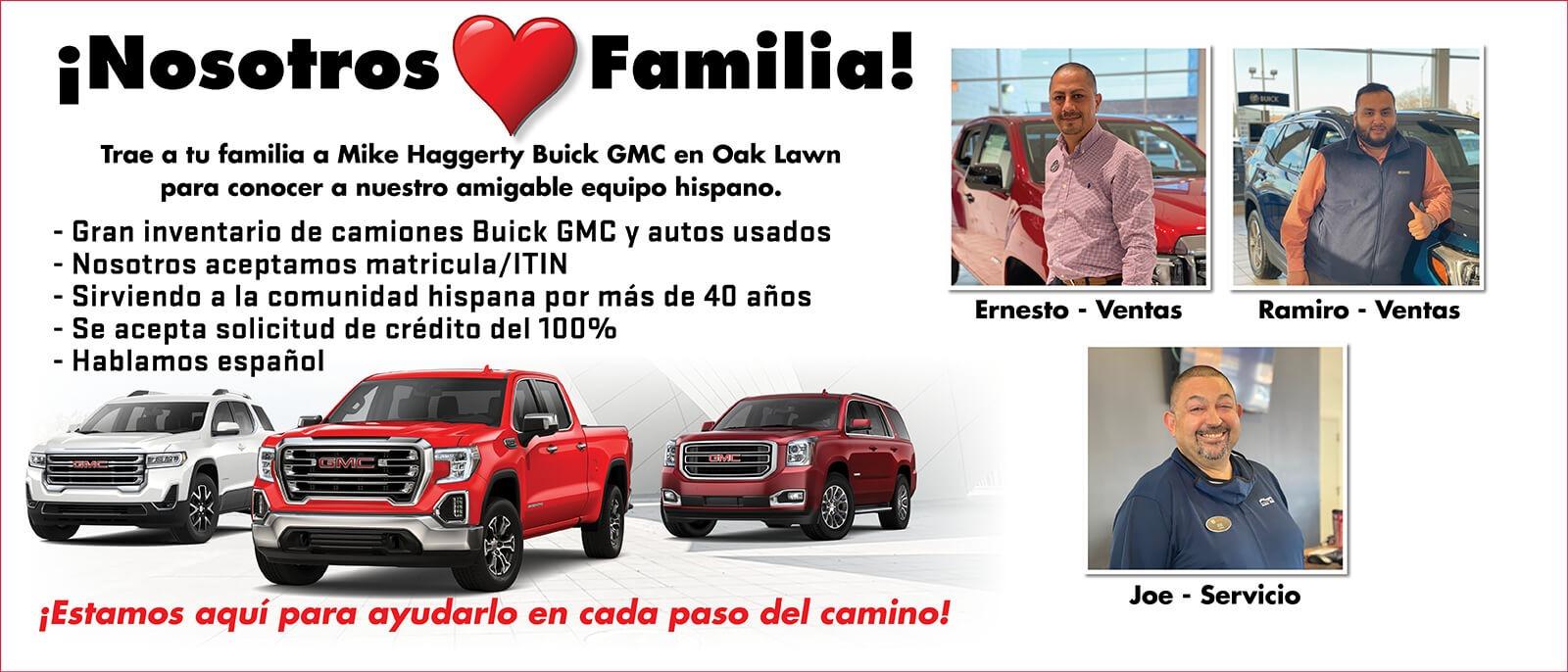 Nosotros Familia | Mike Haggerty Buick GMC