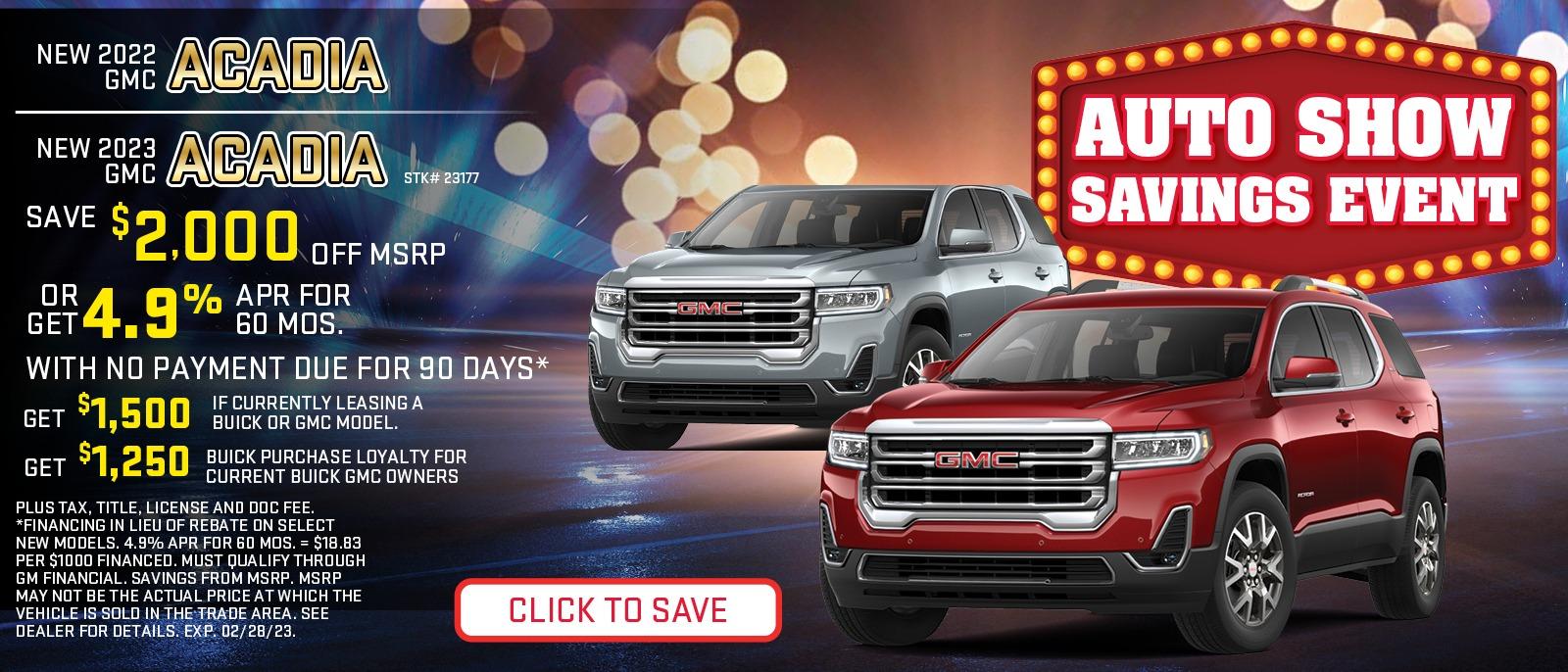 2022 & 2023 GMC Acadia | Mike Haggerty Buick GMC