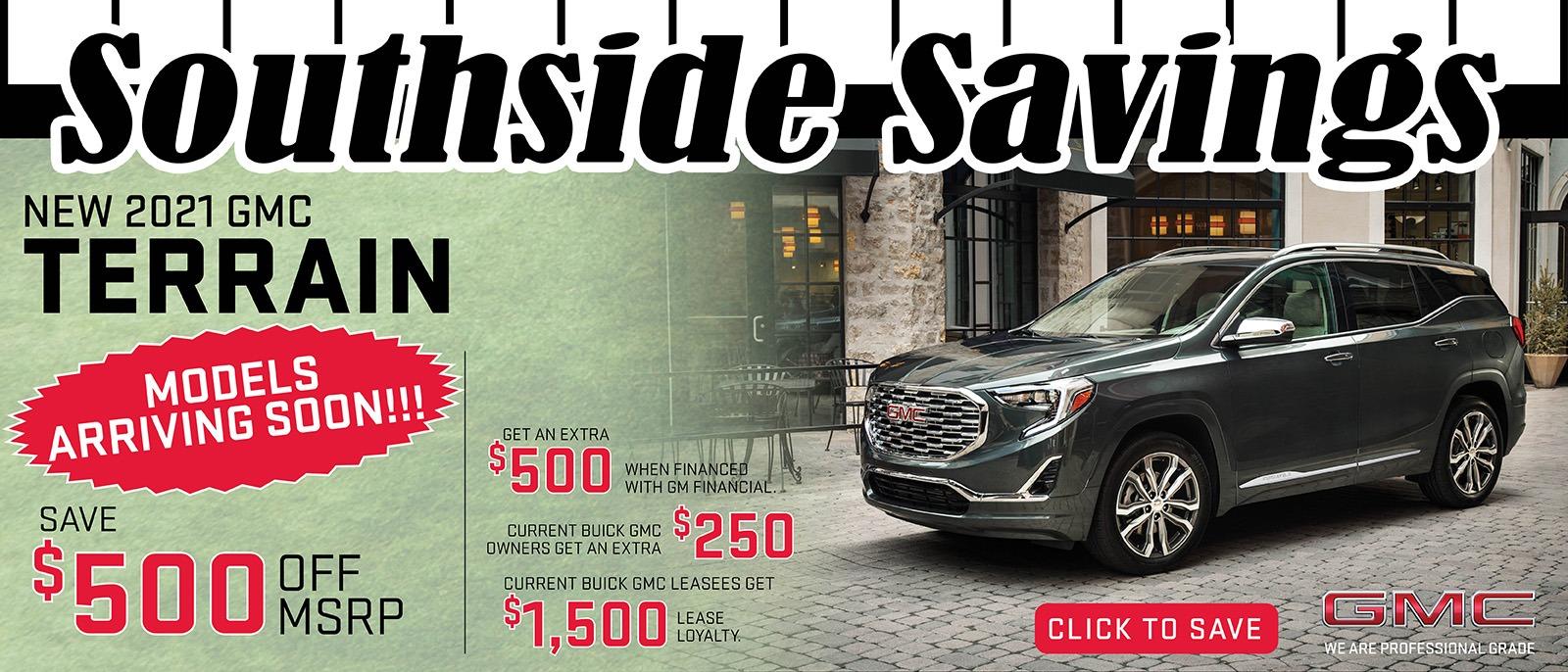 New 2021 GMC Terrain