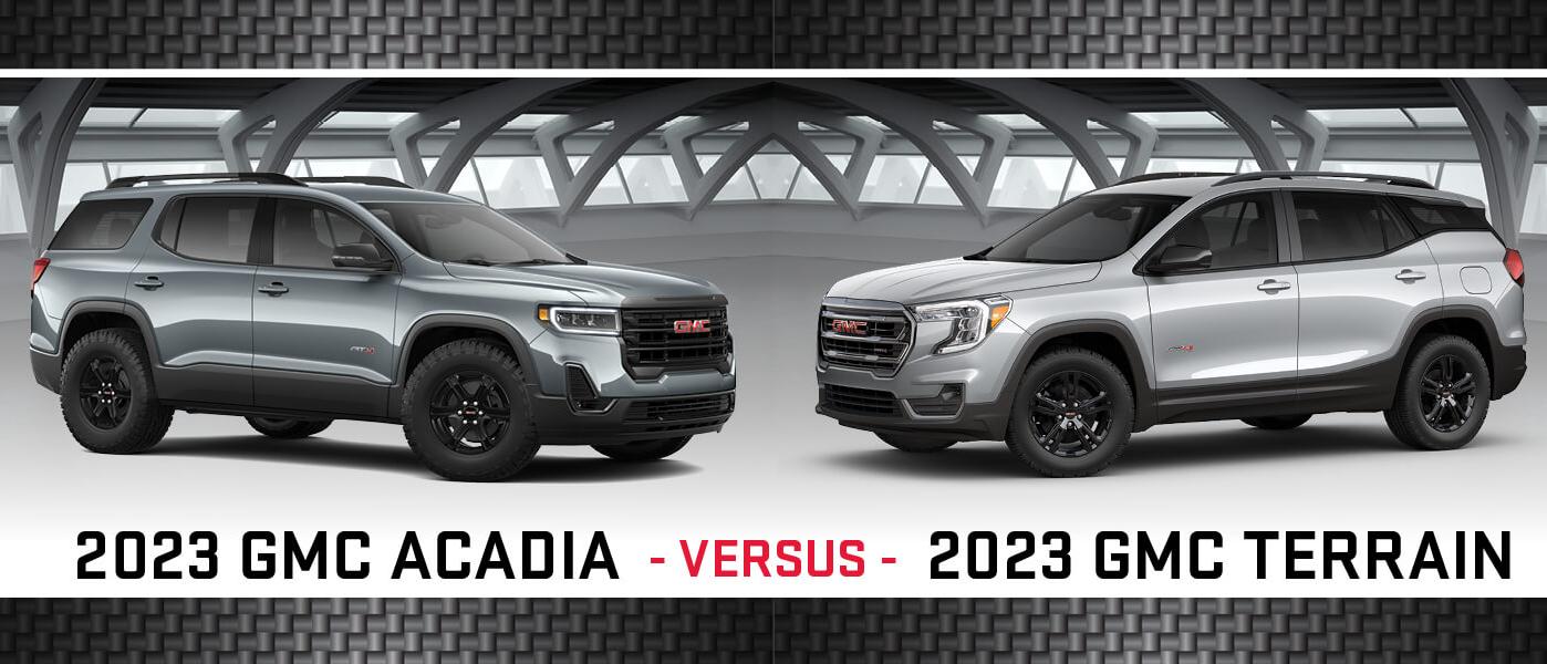 2023 GMC Acadia Vs Terrain | Interior, Performance, Technology