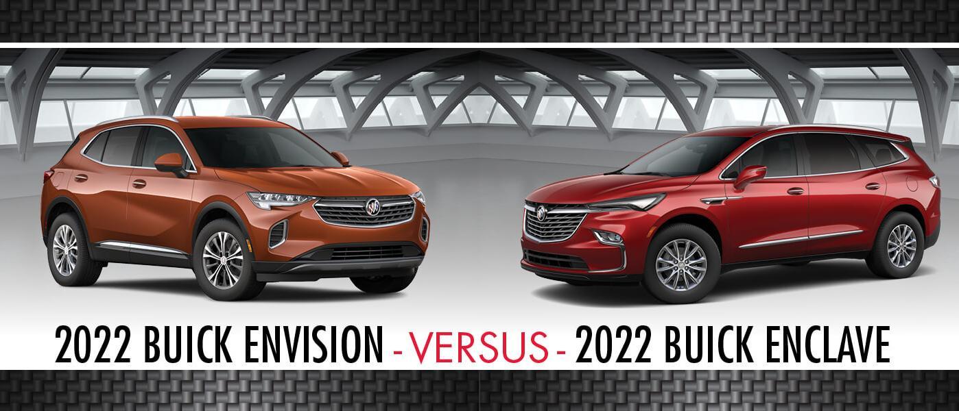2022 Buick Envision vs Enclave Interior, Performance, Technology