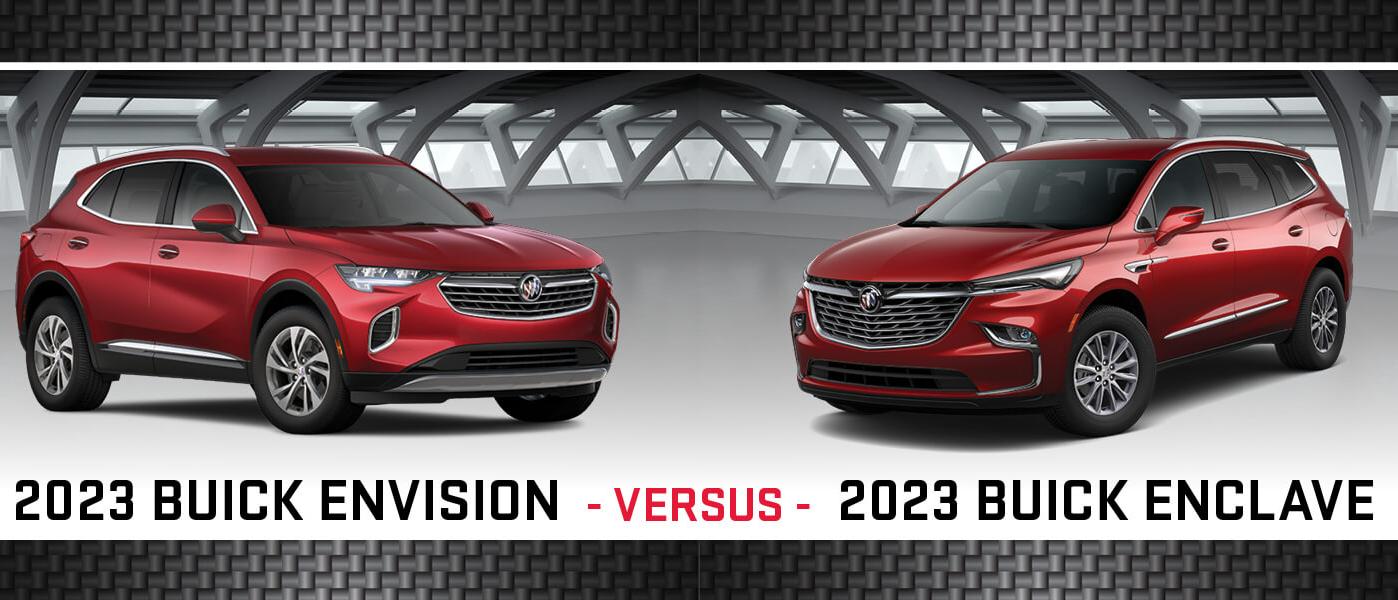 2023 Buick Envision vs Enclave Interior, Performance, Technology