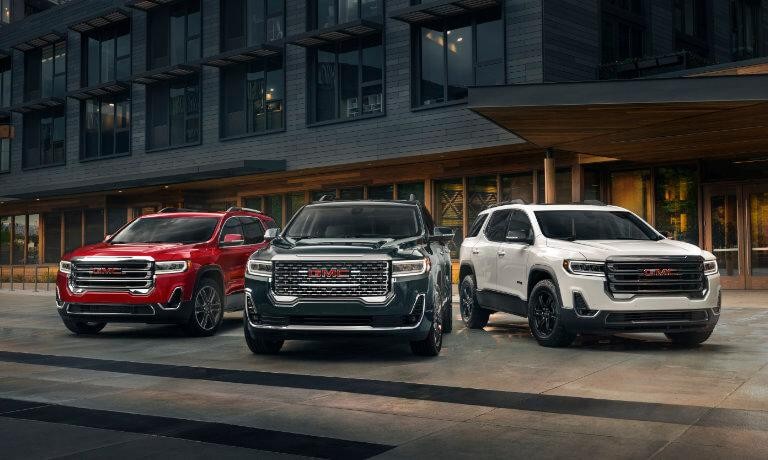 2023 GMC Acadia exterior lineup