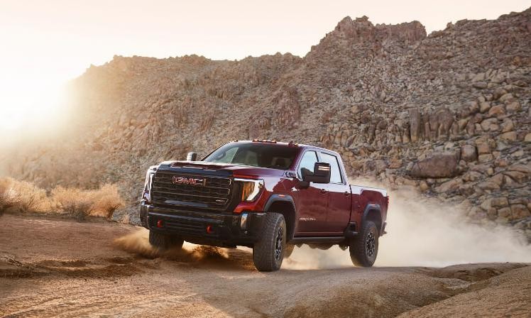 2024 GMC Sierra 2500 HD exterior dirt road