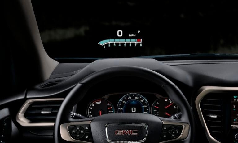 2023 GMC Acadia interior HUD