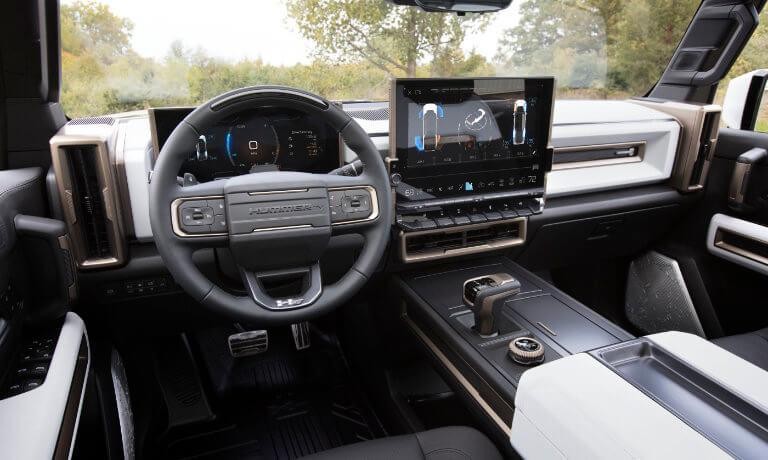 2022 GMC Hummer EV Truck interior front