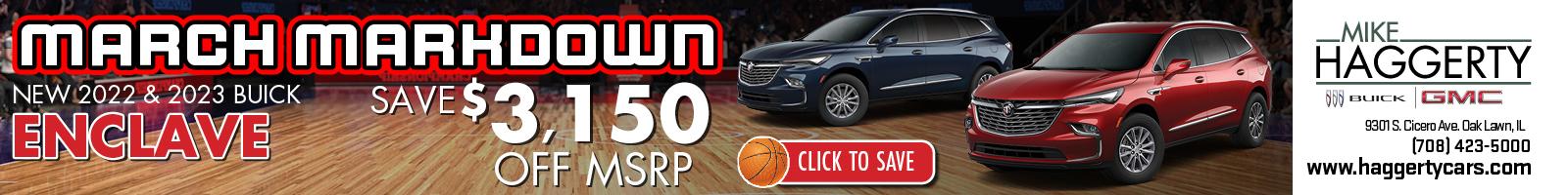 2022 & 2023 Buick Enclave