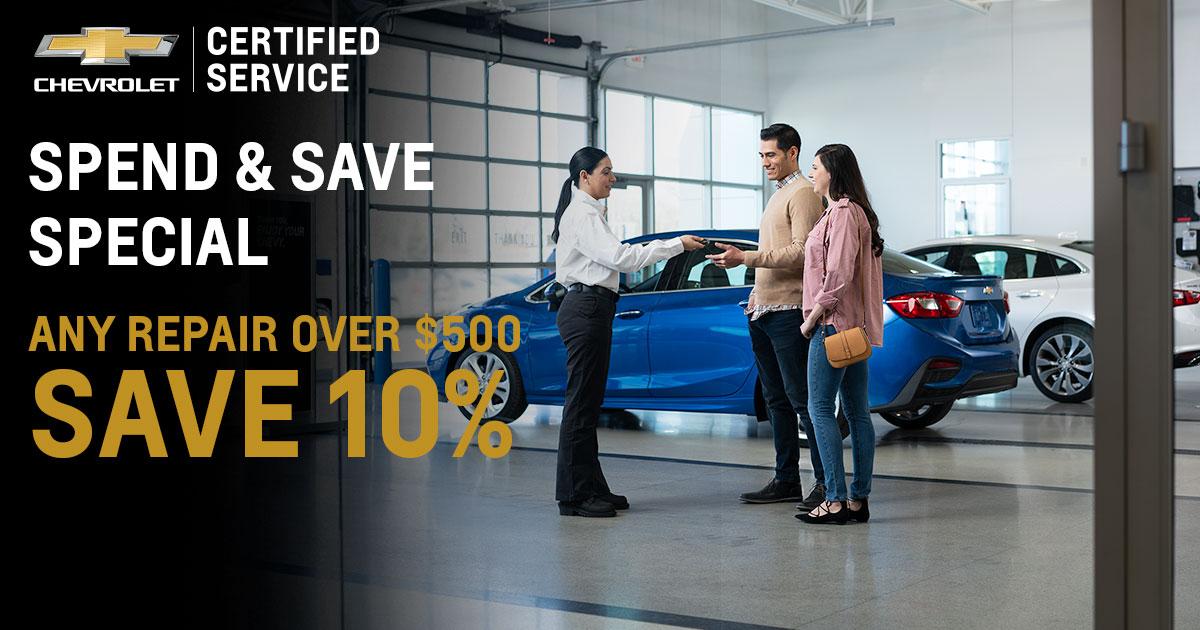 Chevrolet Service Coupons in MILWAUKEE