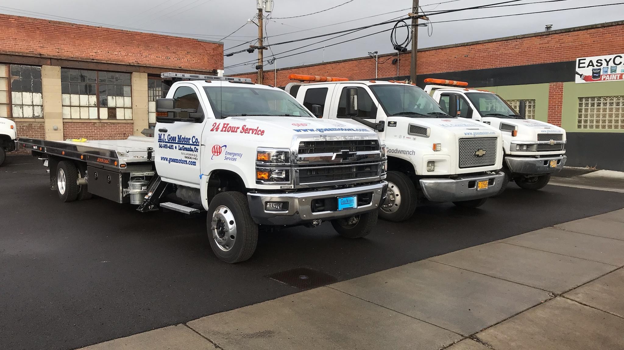 M. J. Goss Motor Company - 24-hour-towing