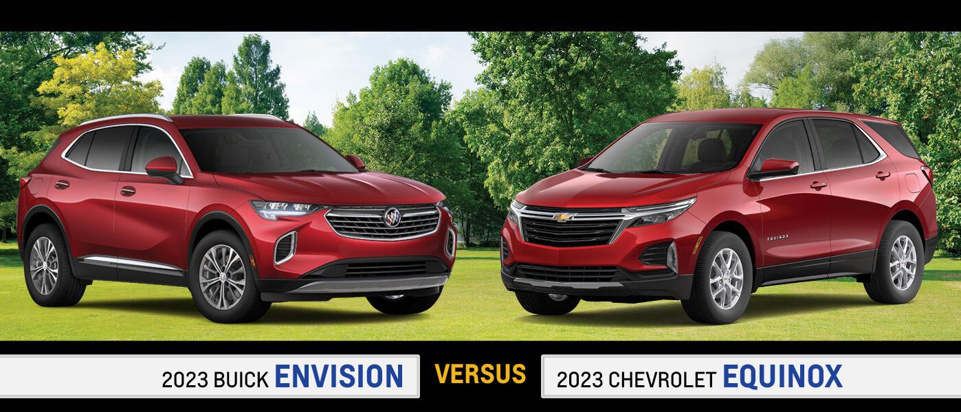 2023 Buick Envision vs Chevy Equinox  Size, Features, Tech