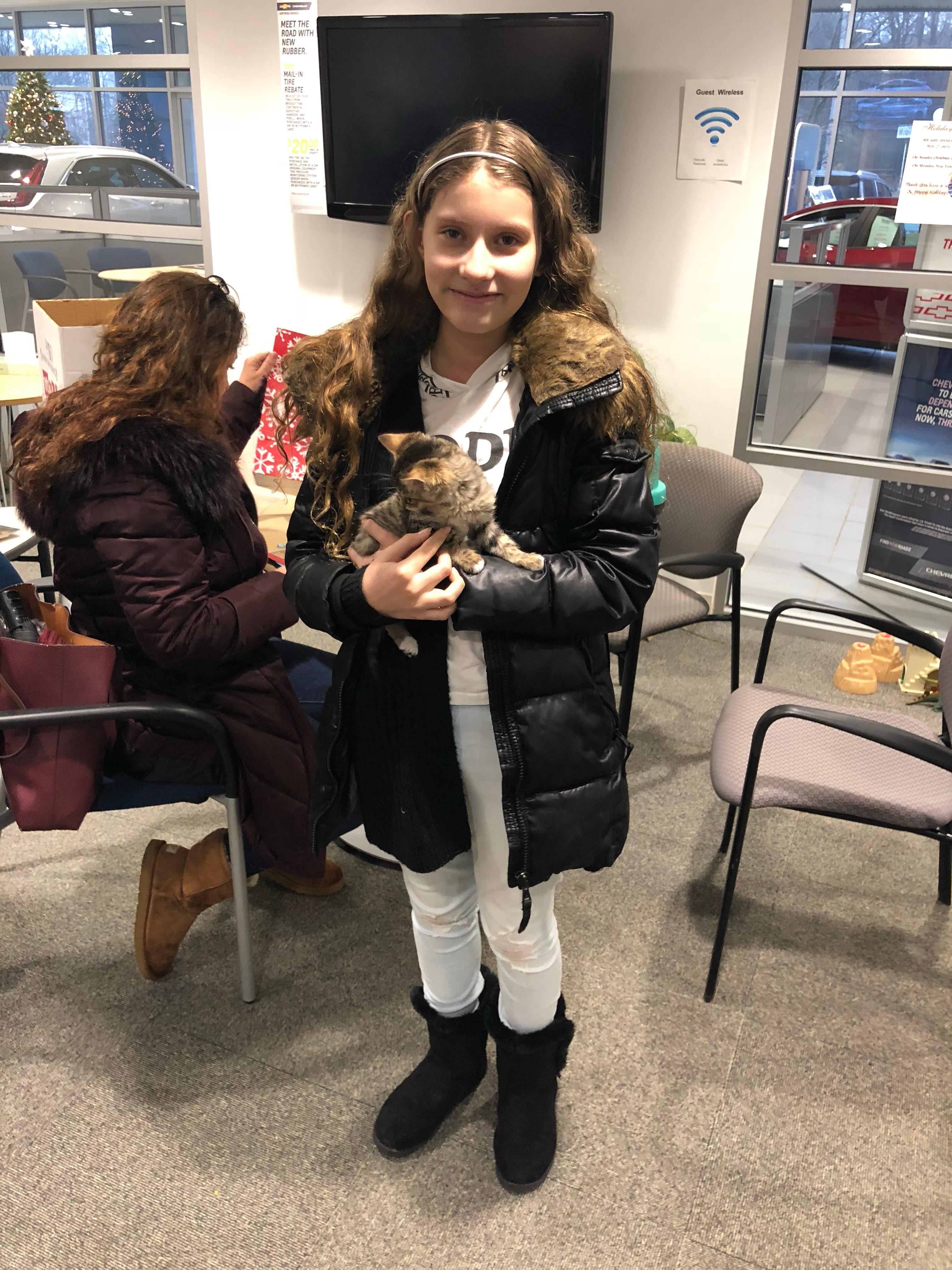 image 27 girl with kitten