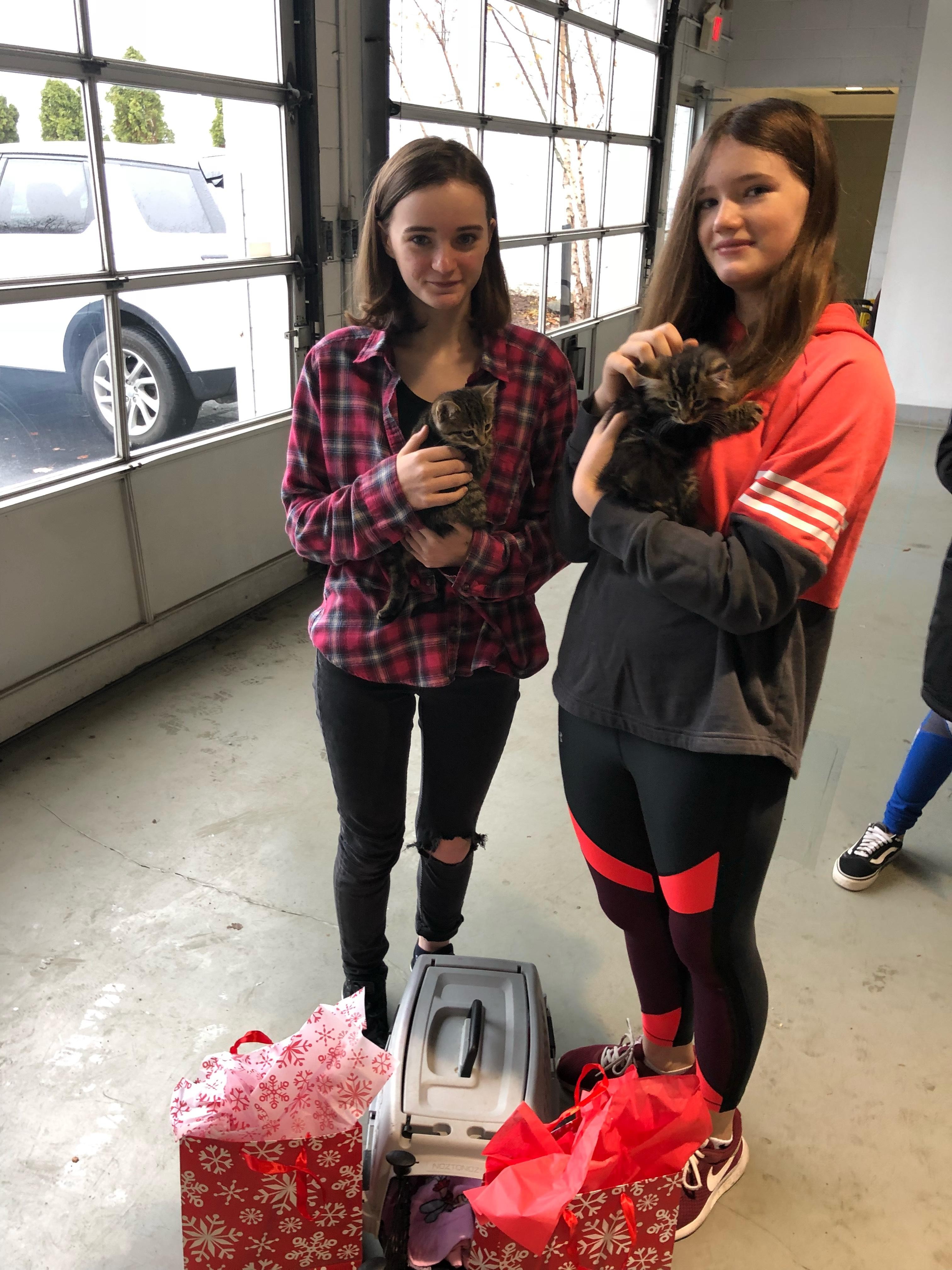 image 24 girls with kittens