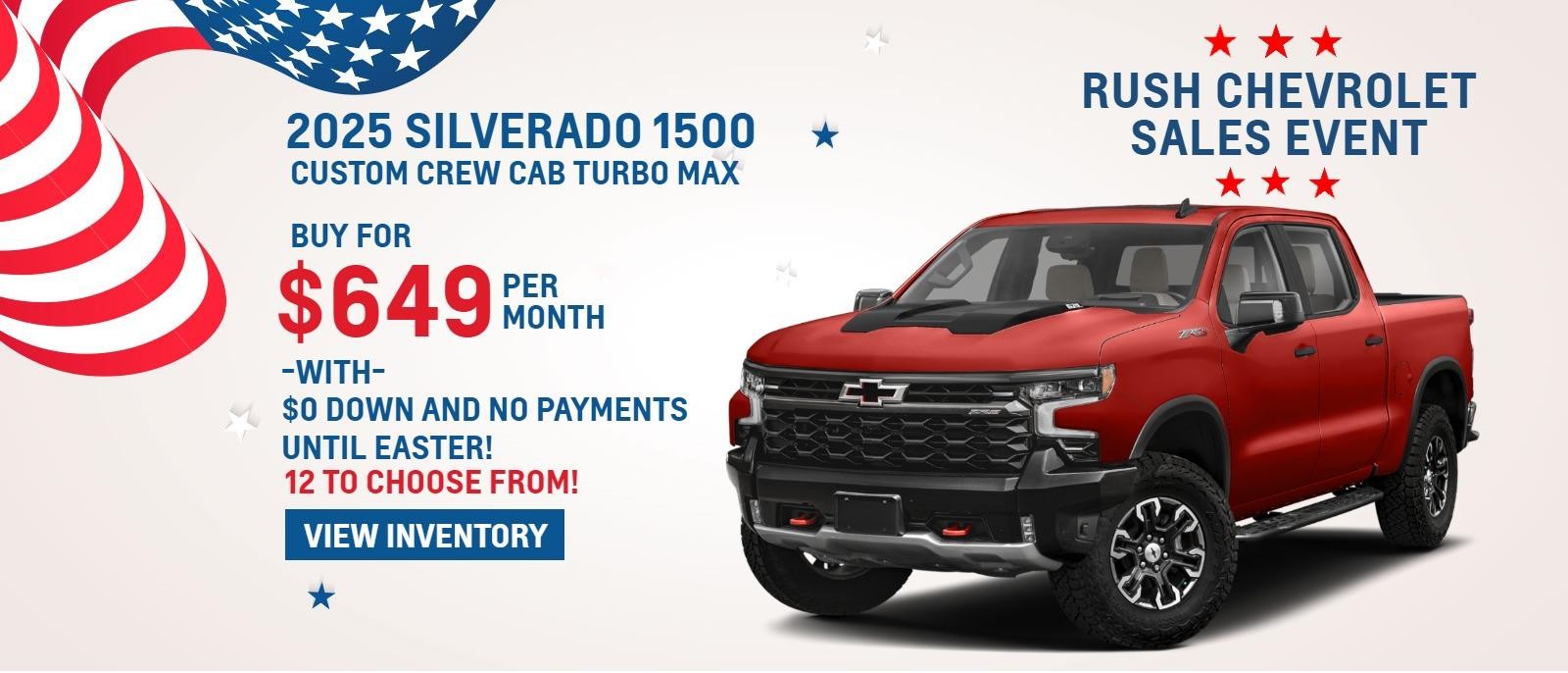 2025 Chevrolet Silverado 1500 Special Offer