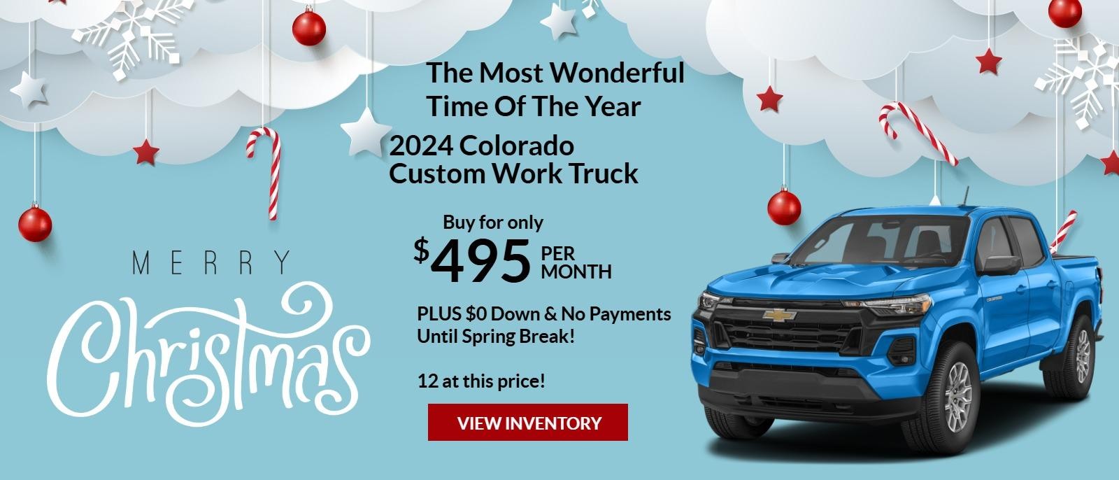 2025 Chevrolet Colorado Special Offer