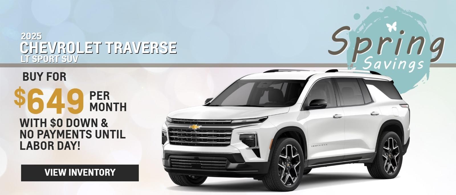 2025 Chevrolet TRAVERSE LT SPORT SUV