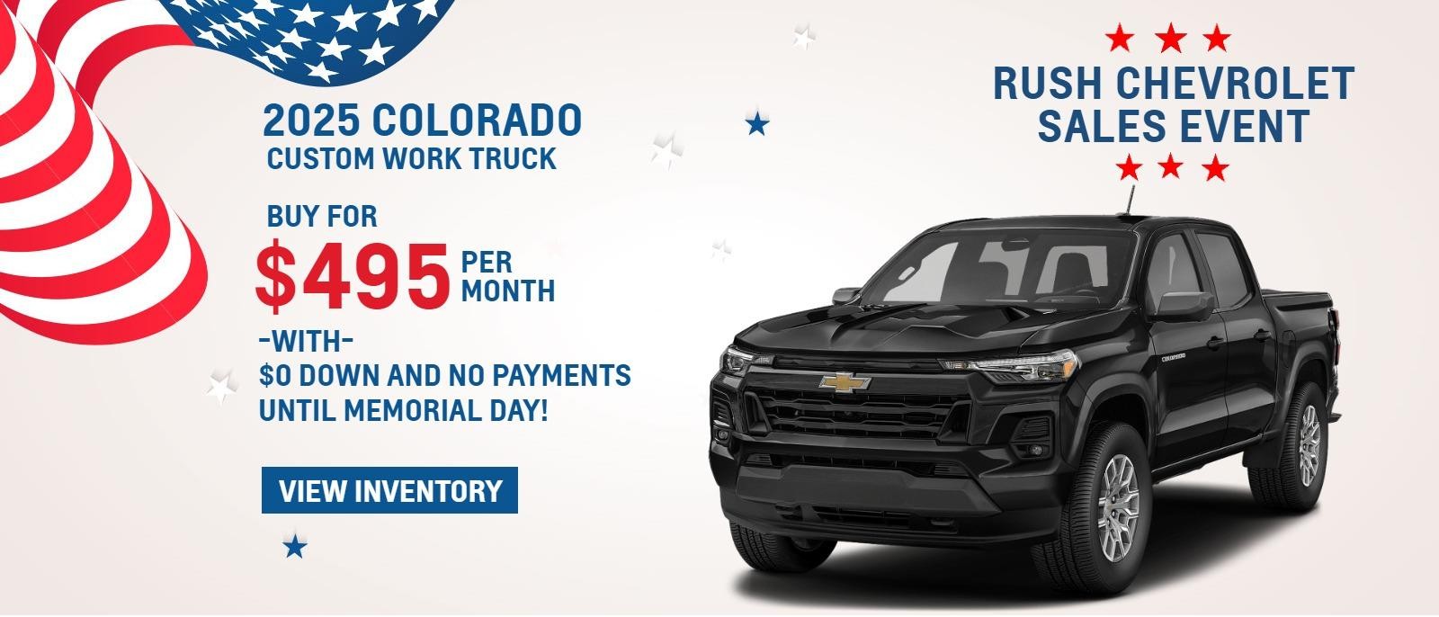 2025 Chevrolet Colorado  Special Offer