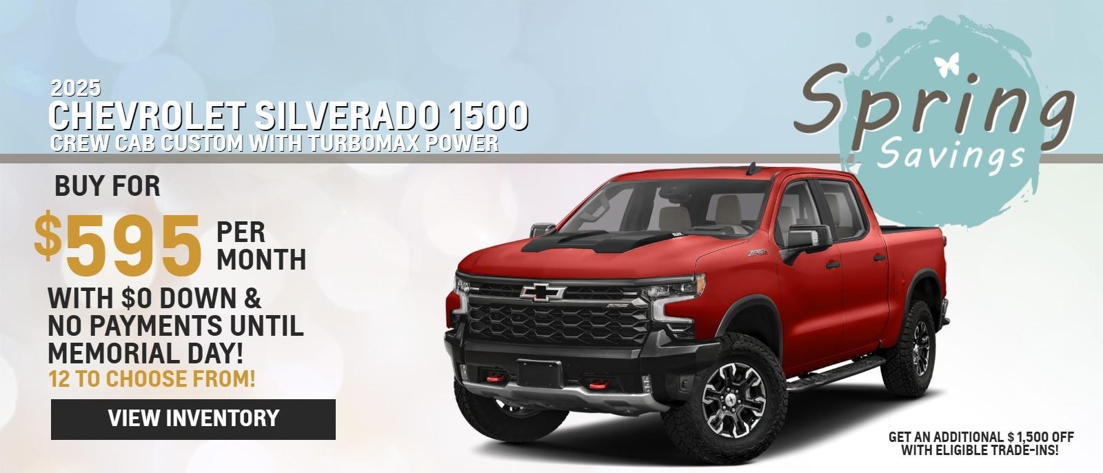 2025 Chevrolet Silverado Custom Edition Crew Cab